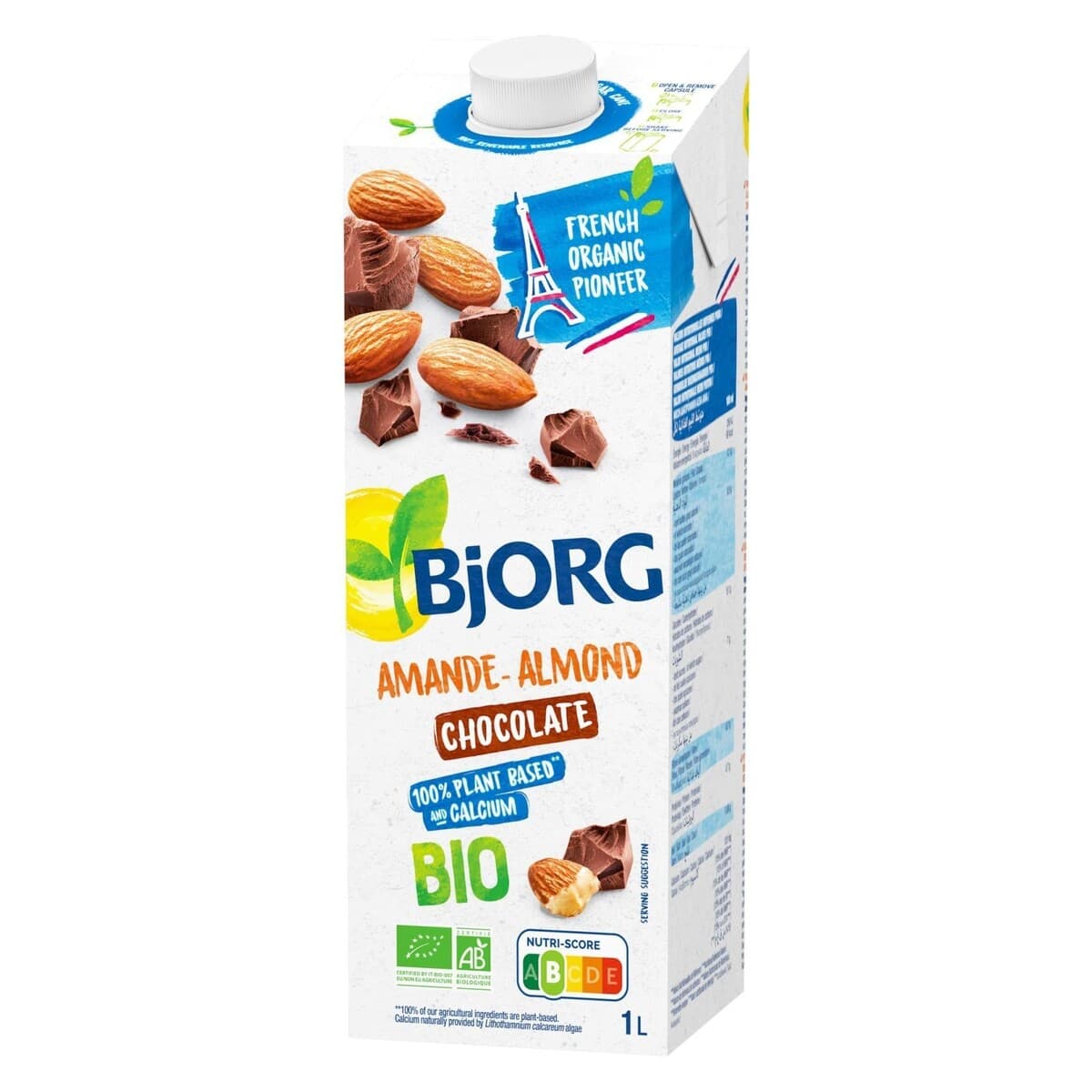 Organic Almond Chocolate Milk 1