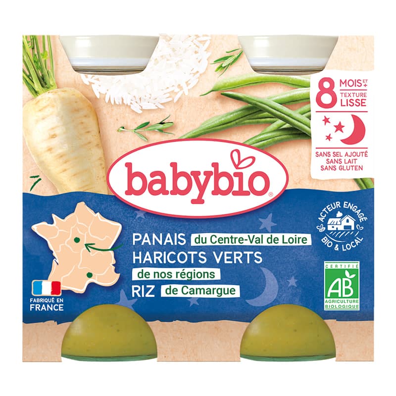 Parsnip, Green Beans and Rice for 8 Months