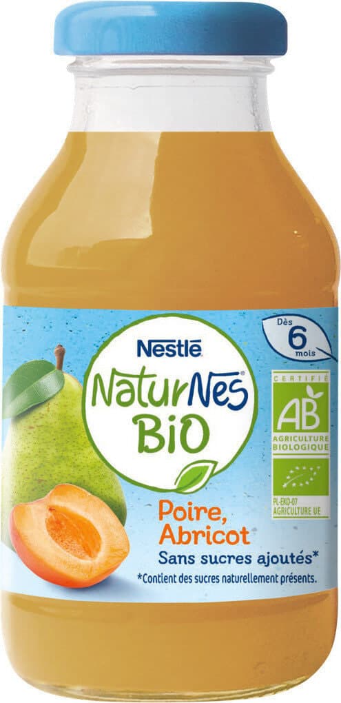 Organic Pear & Apricot Juice