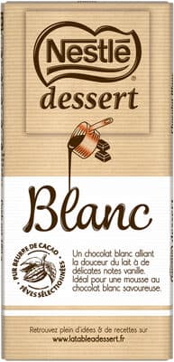 Dessert White Chocolate 