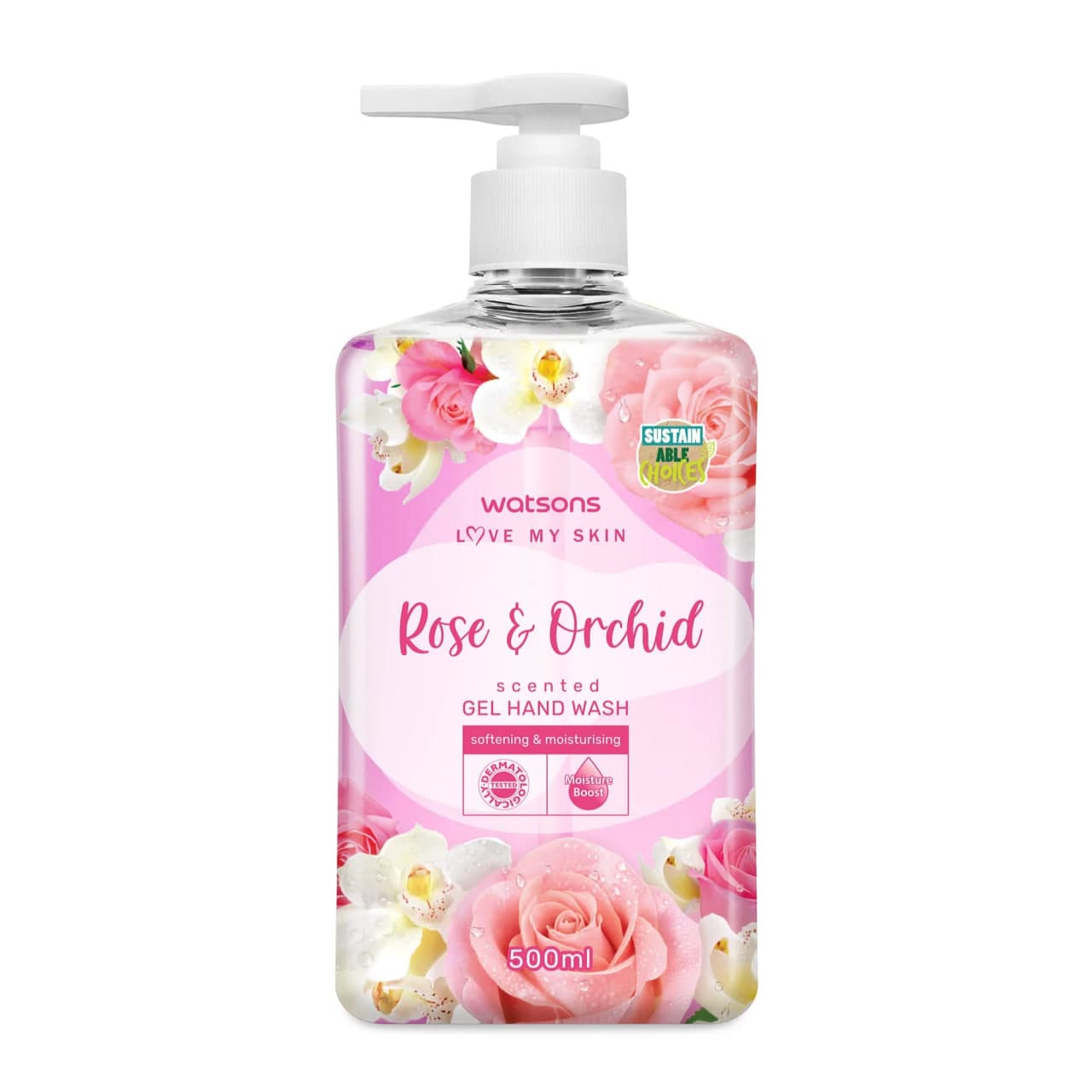 Gel Hand Wash Rose & Orchid Scent 