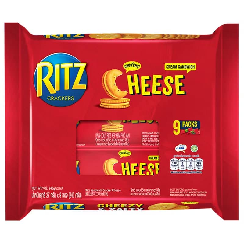 Cracker Cheese Cream Sandwich