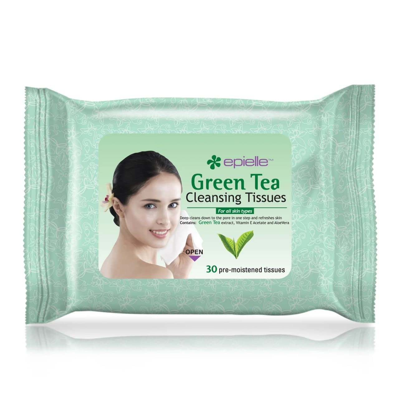 Green Tea Cleansing Tissues For all Skin Type