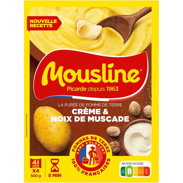 Mousline Nature Potato Puree & Cream 1