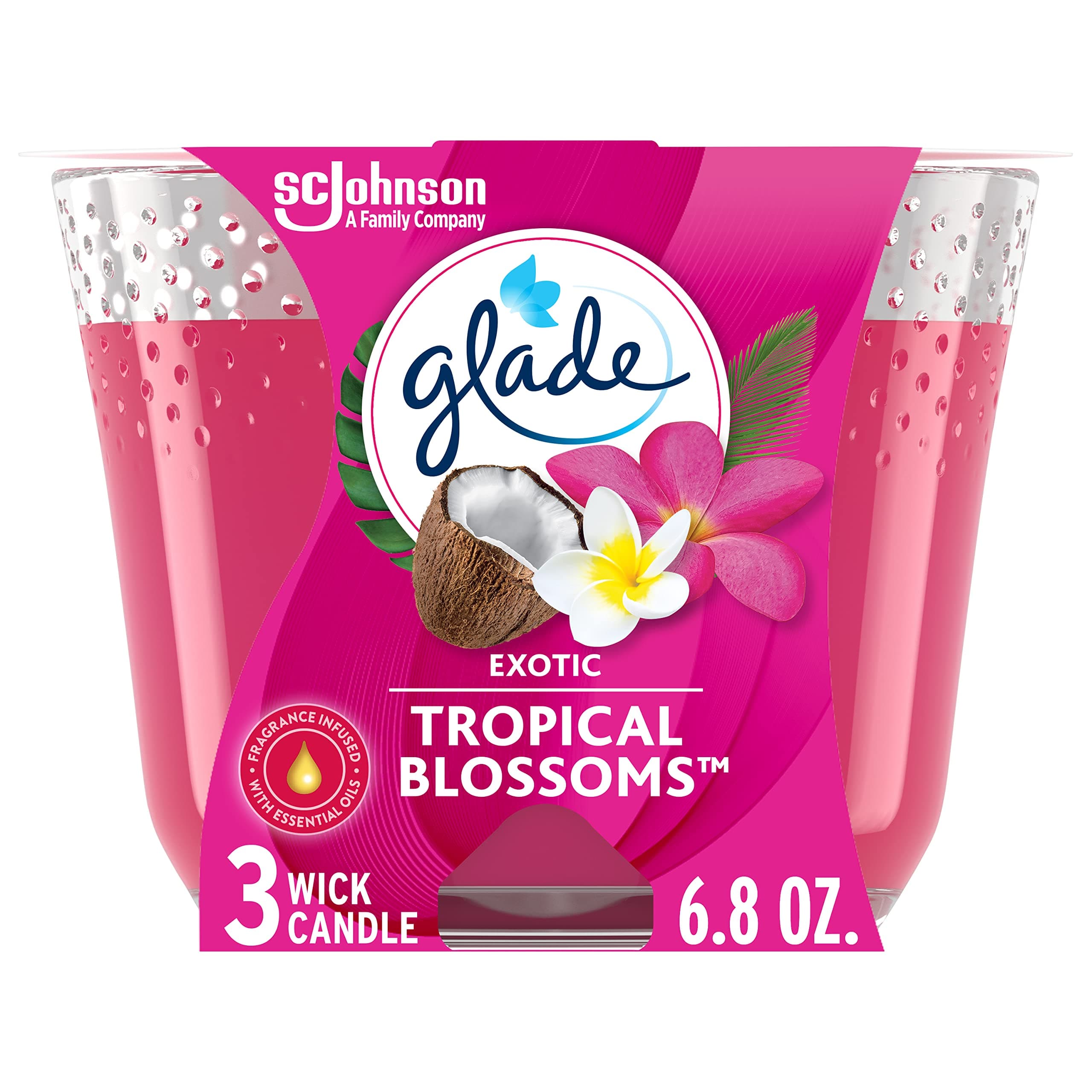 Exotic Tropical Blossom Candle