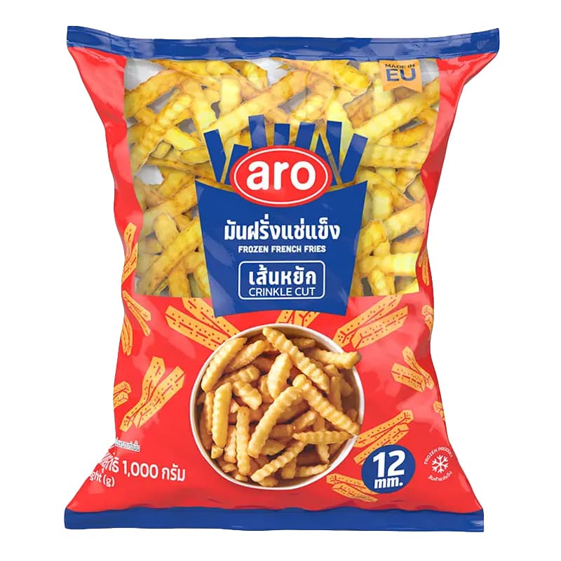 Crinkle 12mm French Fries