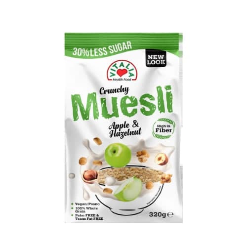 Crunchy Muesli With Apple & Hazelnut