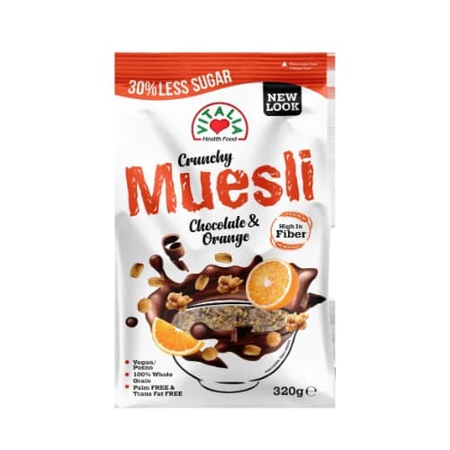 Crunchy Muesli with Chocolate & Orange