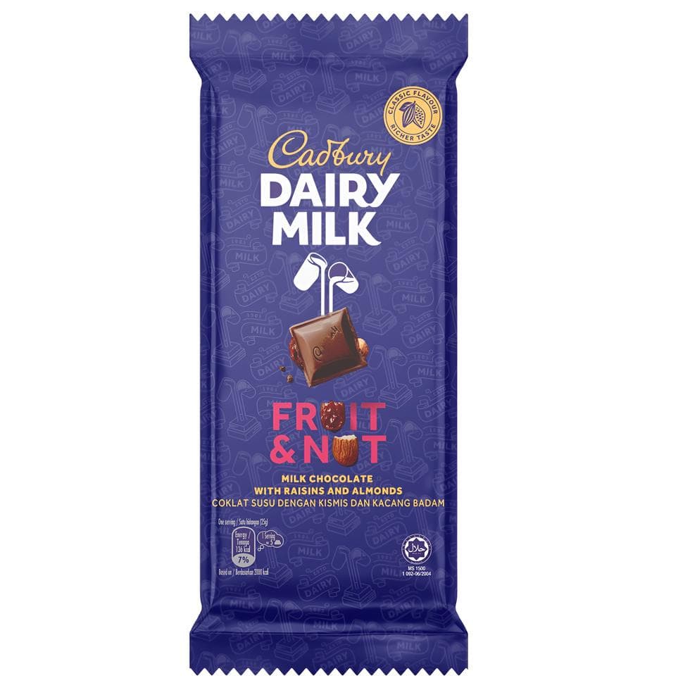 Dairy Milk Fruit & Nuts - Cadbury