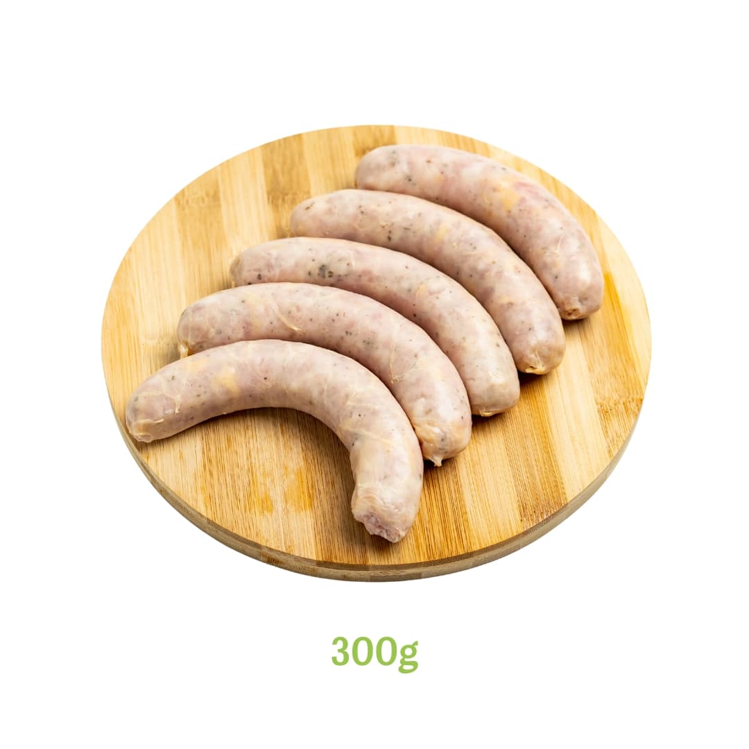Cheese & Onion Cooked Sausage 3pcs