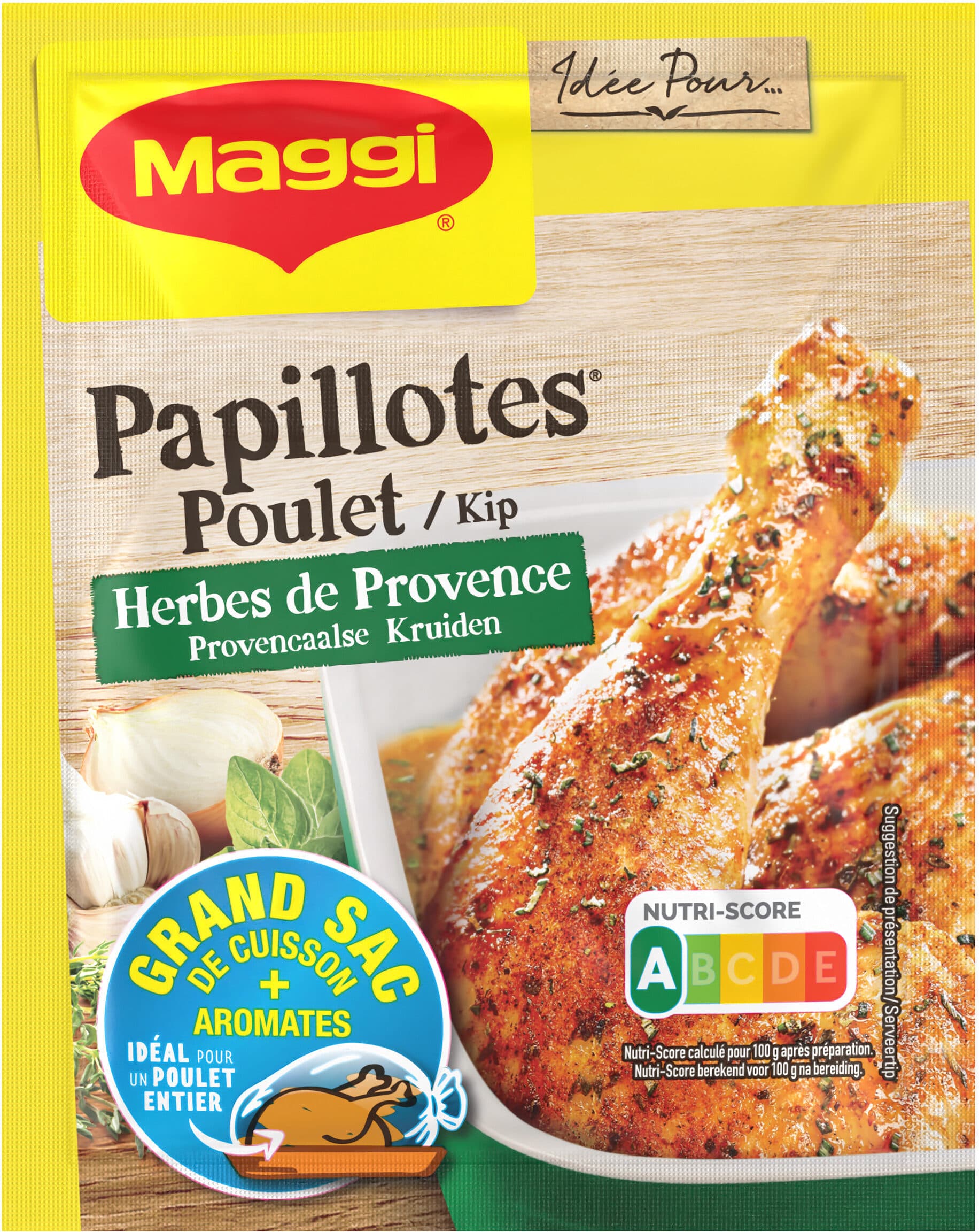 Papillotes Chicken with Provencal Herbs