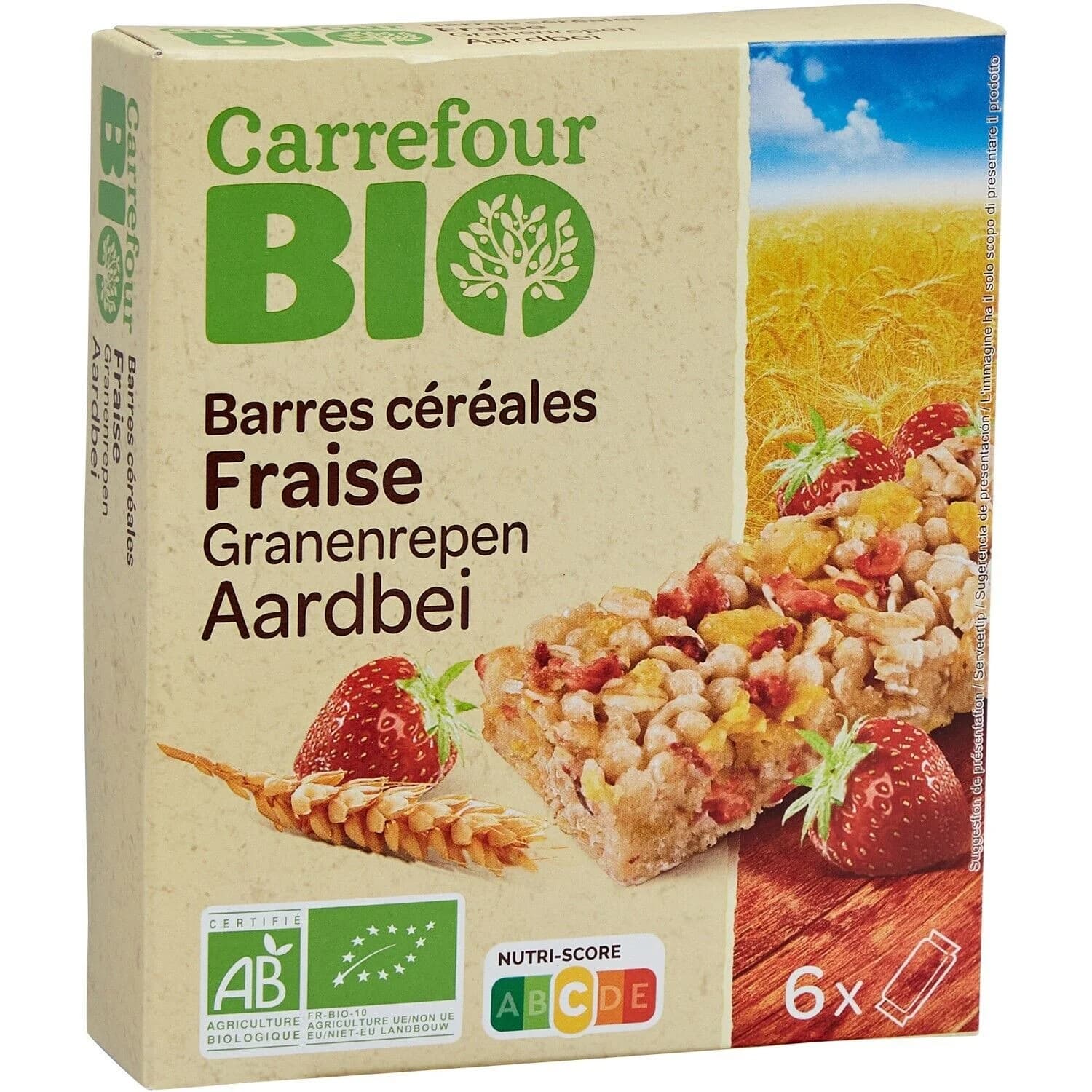 Organic Strawberry Cereal Bar