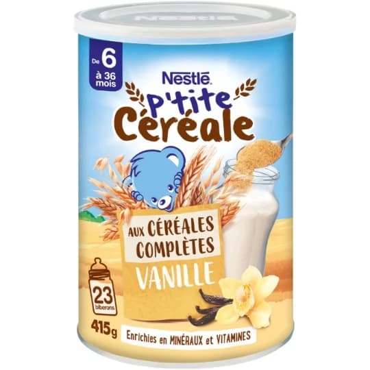 Wholegrain Vanilla Cereal from 6 Months
