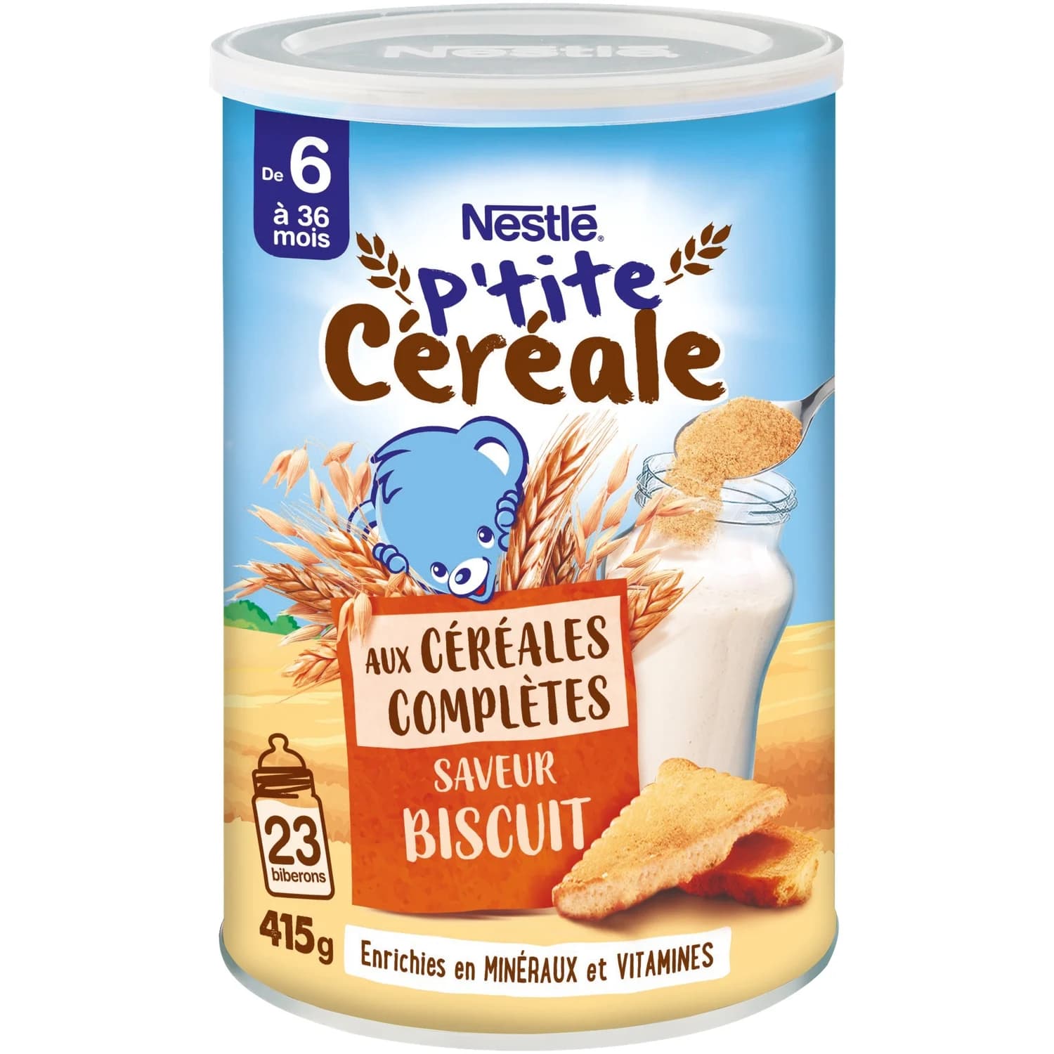 Wholegrain Biscuit Flavor Cereal from 6 Months