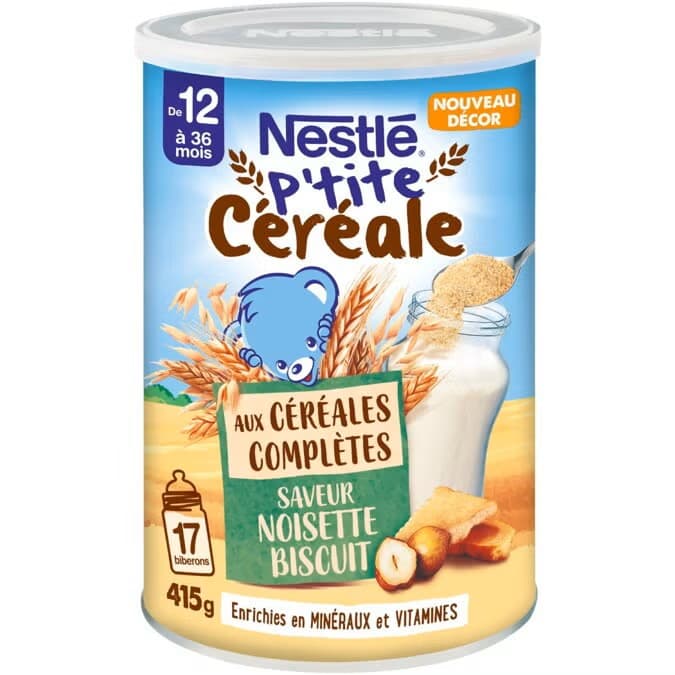Hazelnut Flavor Cereal Wholegrain Biscuit from 12 Months