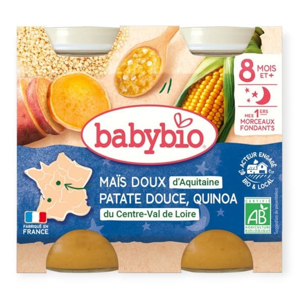 Sweet Corn, Sweet Potato and Quinoa for 8 Months