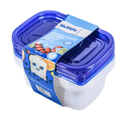 Rectangular Plastic Container BPA Free