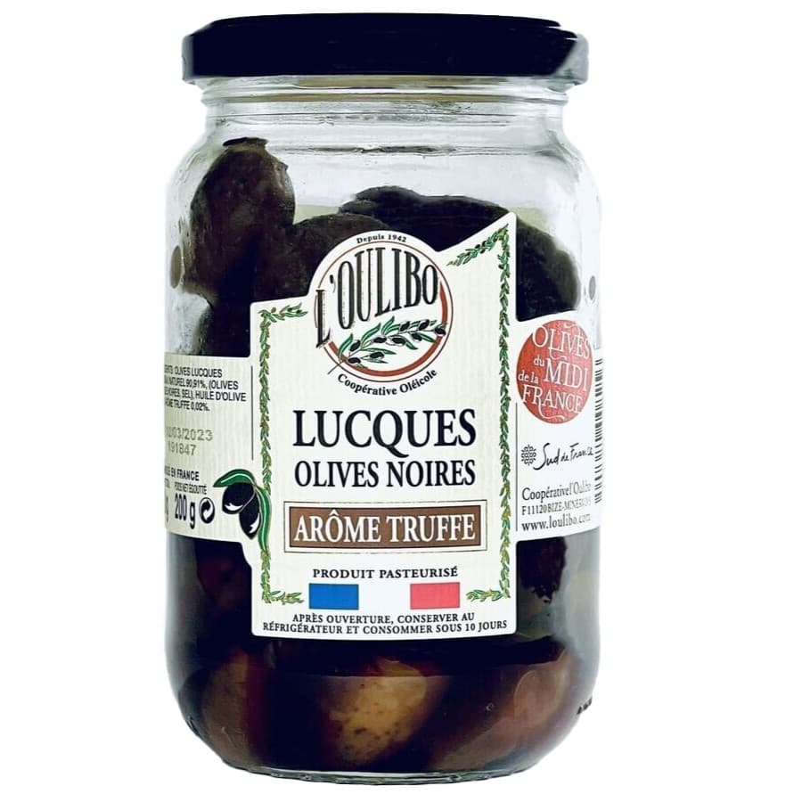 Black Olives with Truffle Flavor