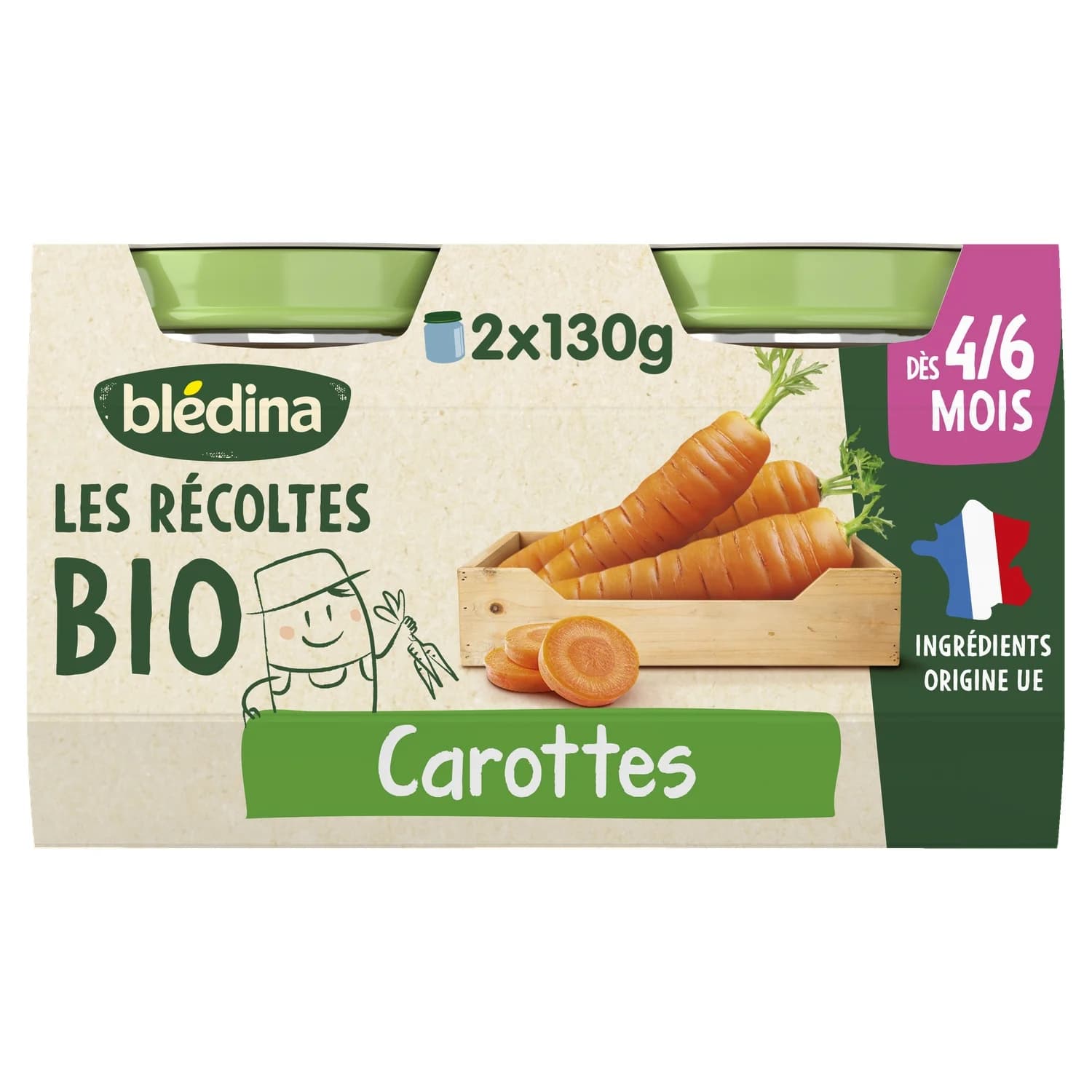 Organic Harvest Carrots No Added Salt from 4/6 Months