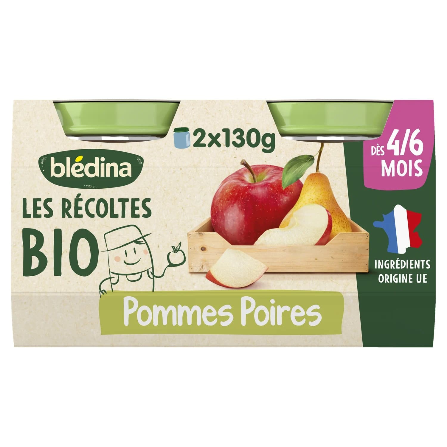 Organic Harvest Apples and Pears No Added Sugar from 4/6 Months