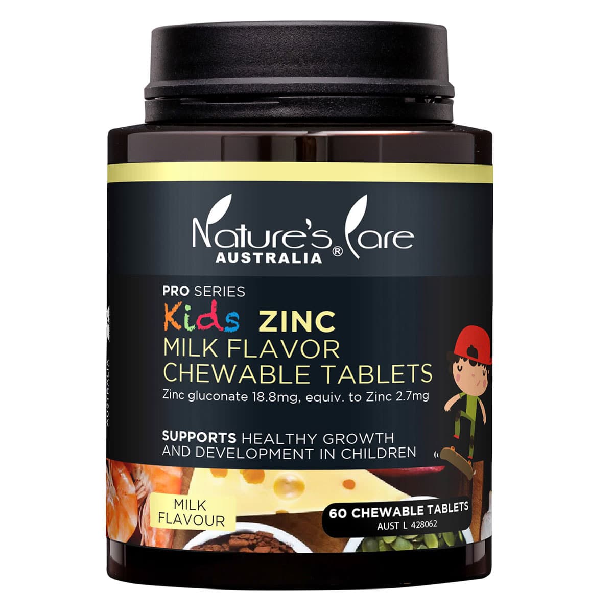 Kids Chewable ZinC Milk Flavor