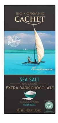 Organic Sea Salt Extra Dark Chocolate 72%