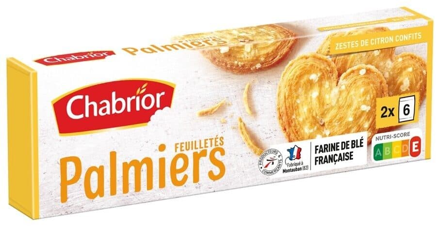 Palmiers Puffs Candied Lemon 
