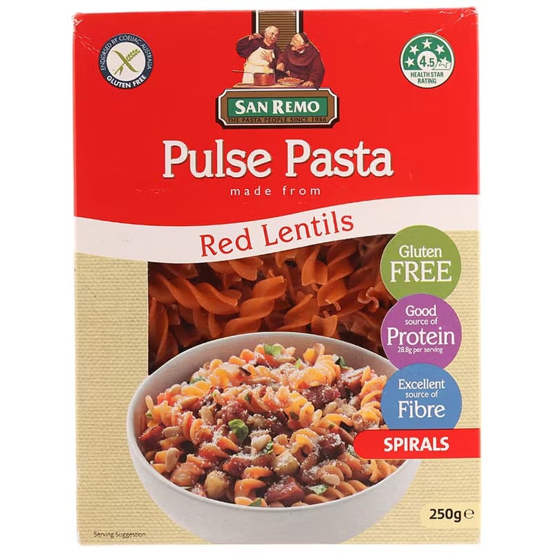 Pulse Pasta Spirals Red Lentils
