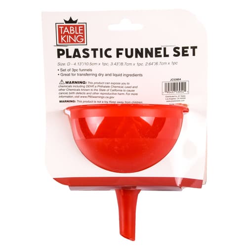 Plastic Funnel Set