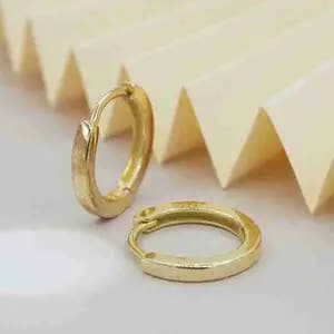 Hoops Silver Gold Plated - Alice Varini Jewelry