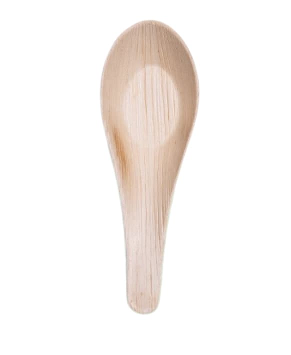 Palm Leaf Soup Spoons