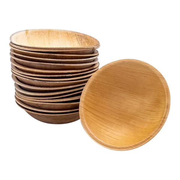 Palm Leaf Sauce Bowls Tableware