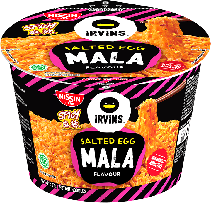 Mala Spicy Salted Egg Instant Noodles