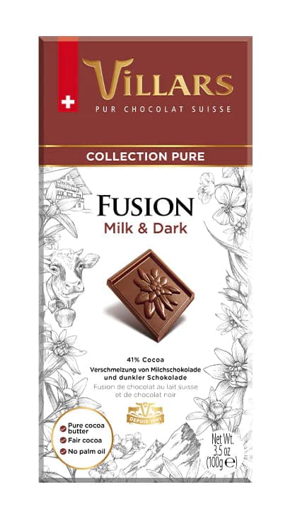 Fusion Milk & Dark Chocolate 41% Cacao
