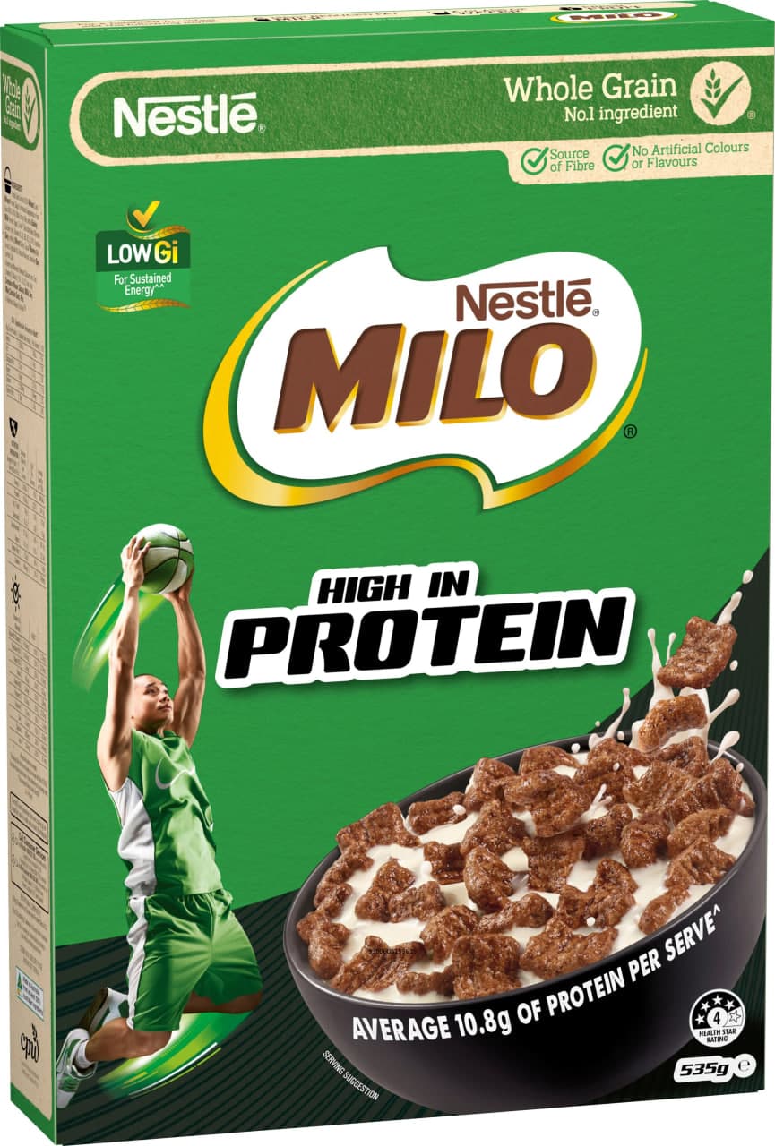 Milo Cereal High in Protein 
