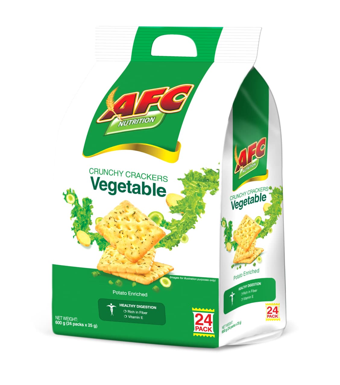 Vegetables Crunchy Crackers 