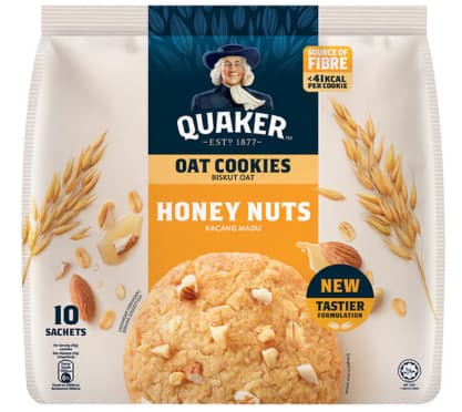 Oat Cookies Honey Nuts