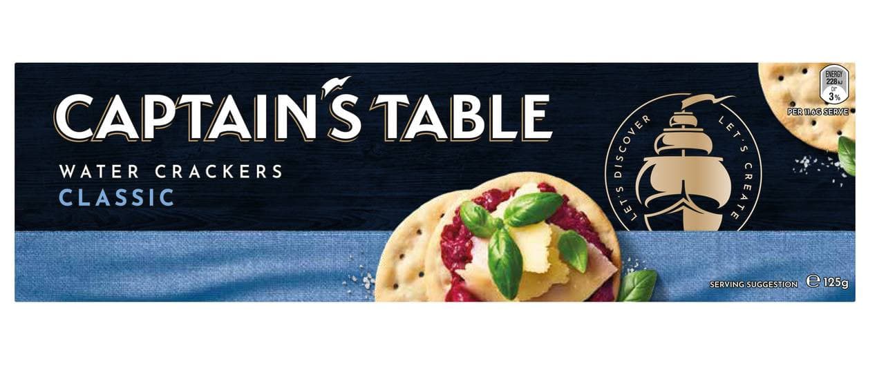 Classic Water Crackers - Captain's Table