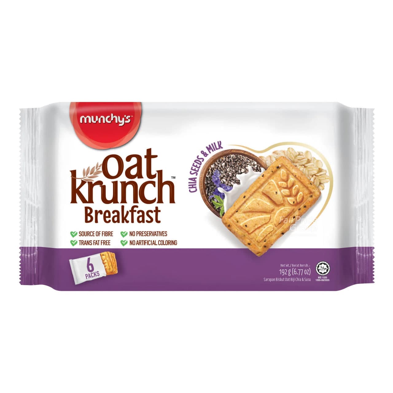 Oat Krunch Breakfast Chia Seeds & Milk