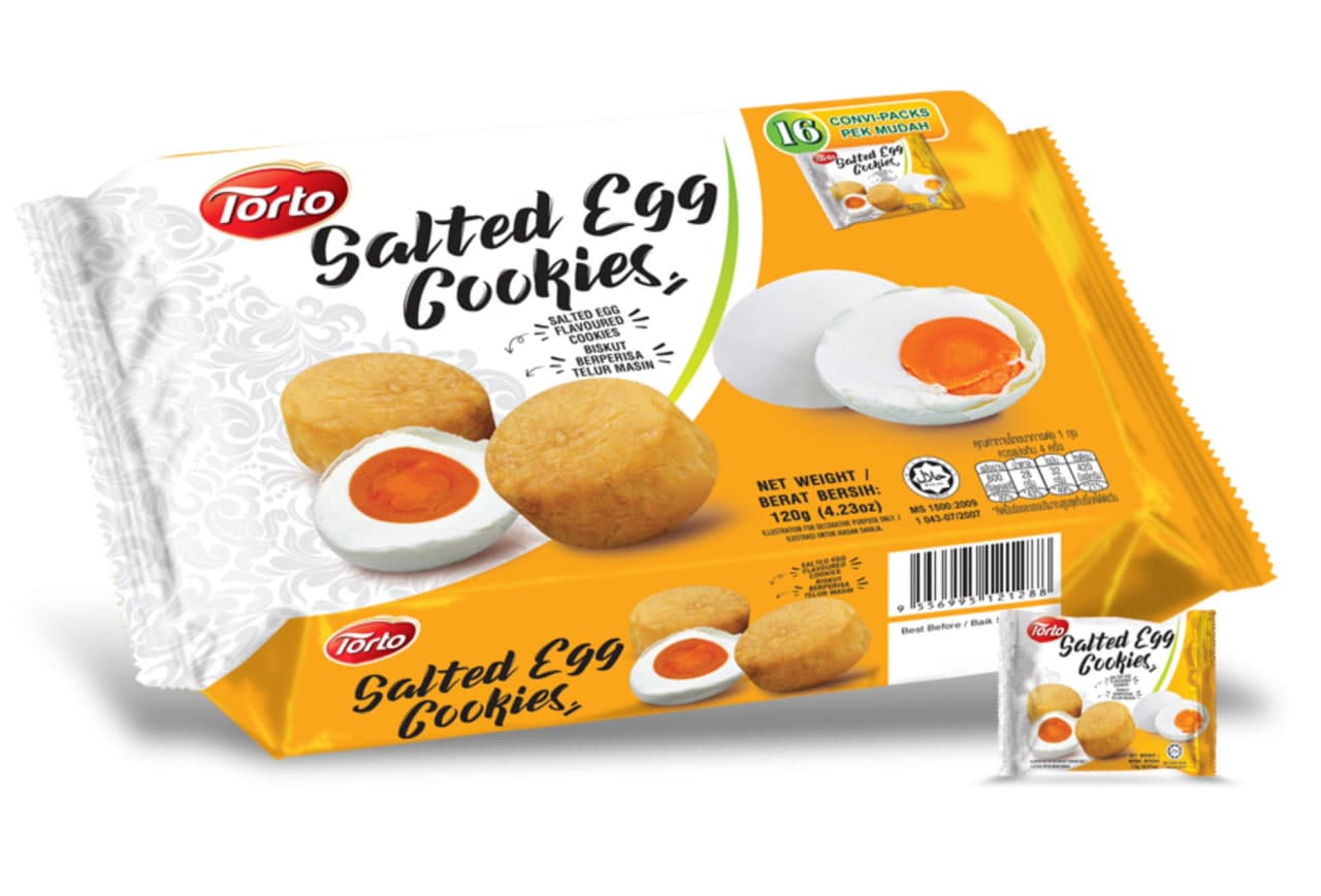 Salted Egg Cookies