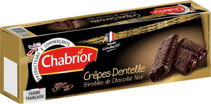 Pancakes Coated in Dark Chocolate