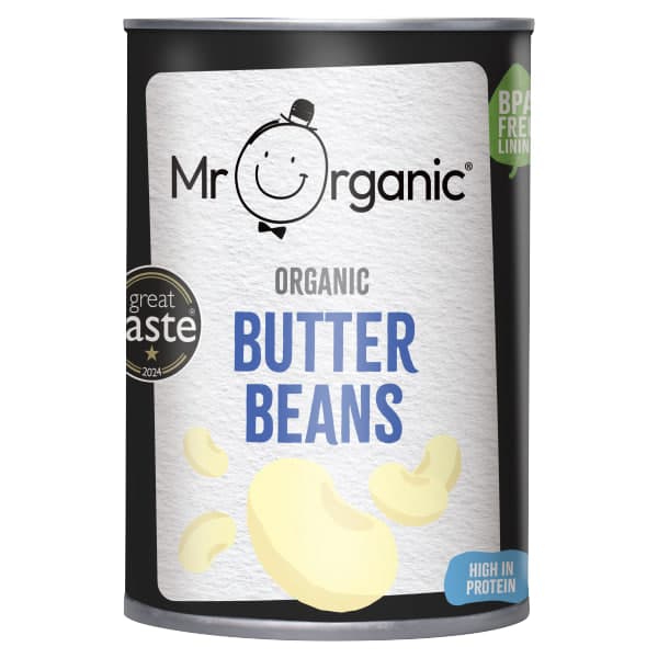 Organic Butter Beans - Mr Organic