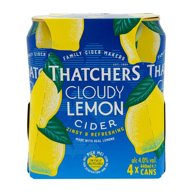 Cloudy Lemon Ciders 4.0%vol - Thatchers