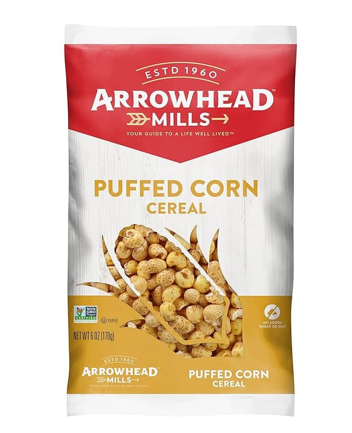 Organic Puffed Corn Cereal