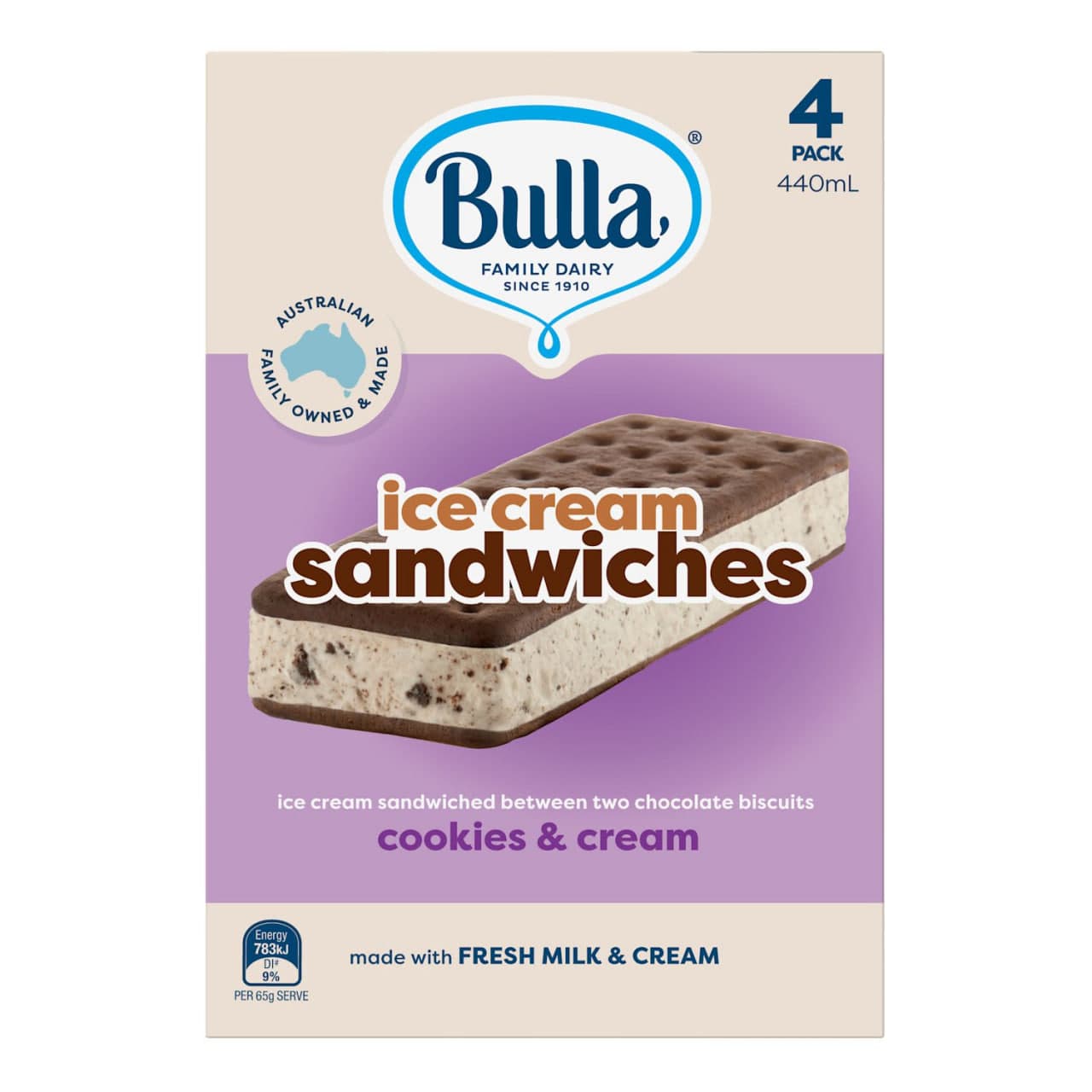 Ice Cream Sandwiches & Creamy
