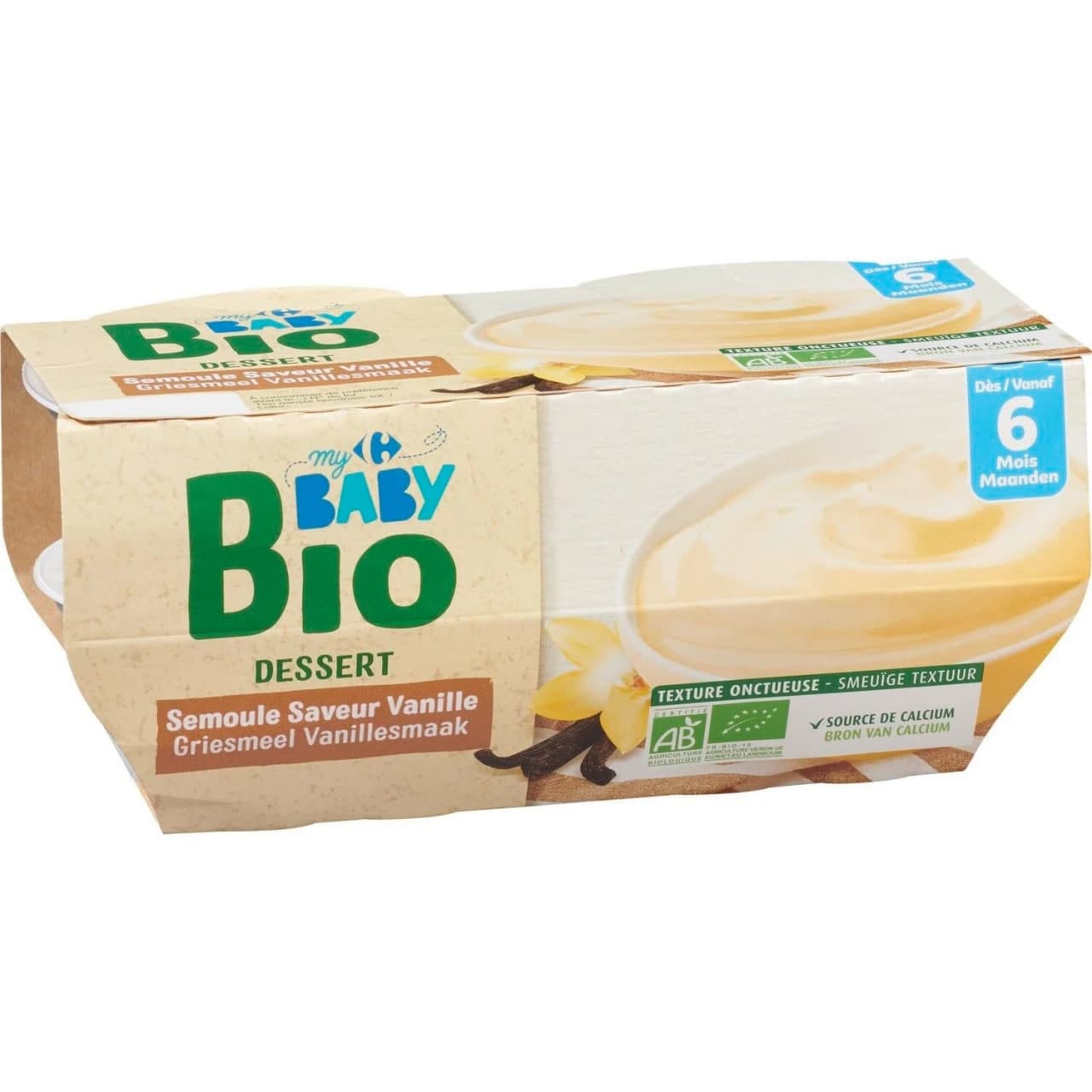 Organic Baby Dessert Vanilla Flavor