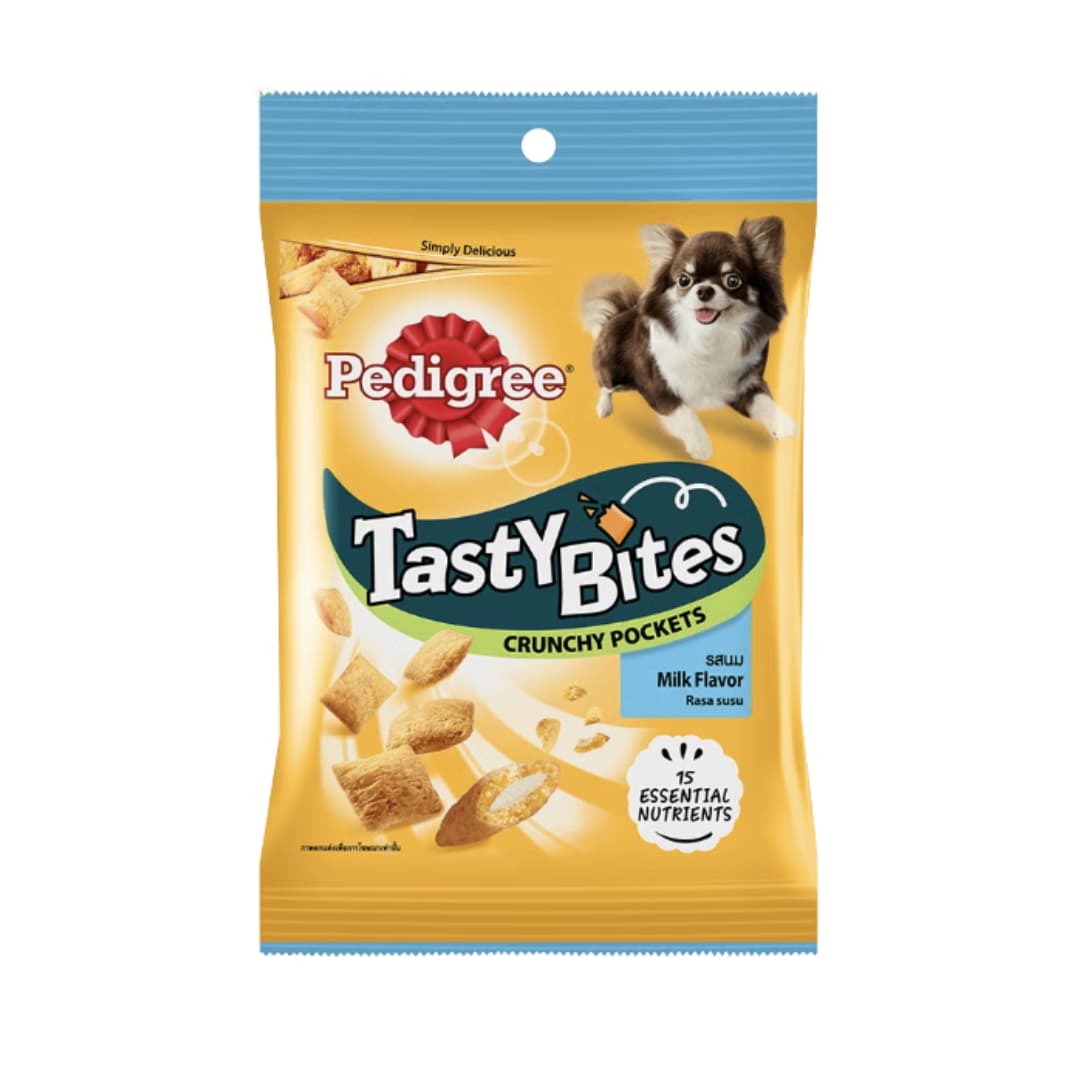 Tasty Bites Crunchy Pockets Milk Flavor - Pedigree 1