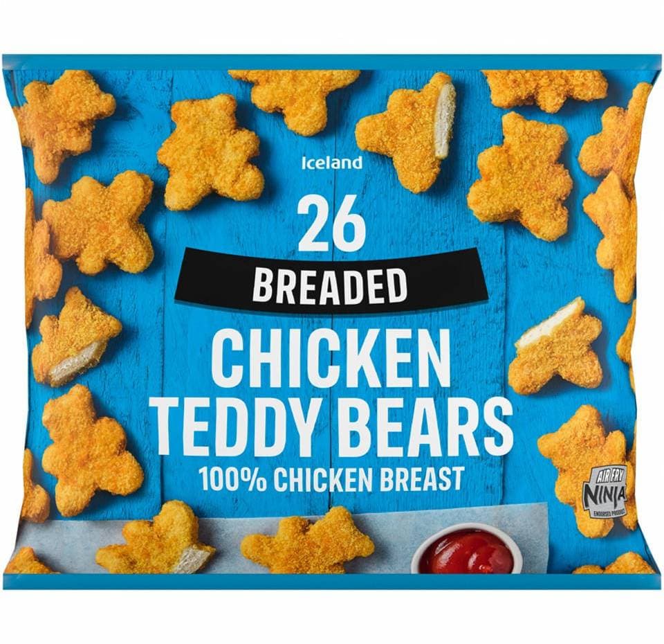 Breaded Chicken Teddy Bears