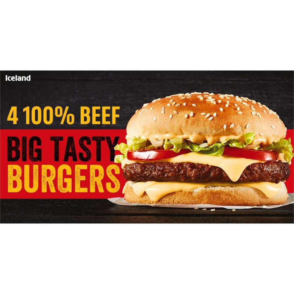 Beef Big Tasty Burgers XL