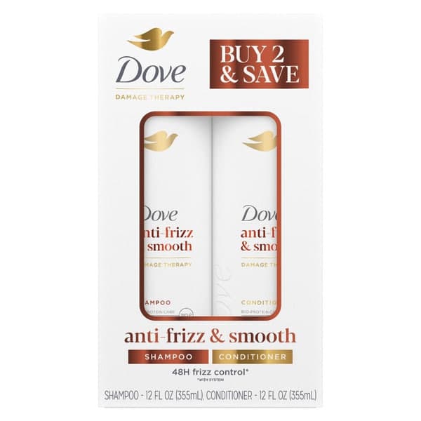 Anti Frizz & Smooth Hair Shampoo & Conditioner Set 